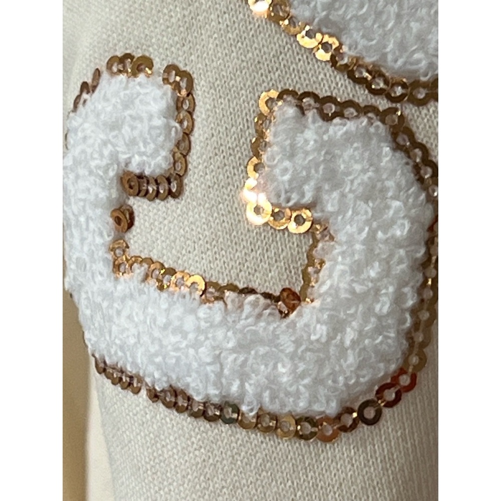 PEACH LOVE CALIFORNIA Cream cowgirl embellished pull over S M L - Picture 8 of 8